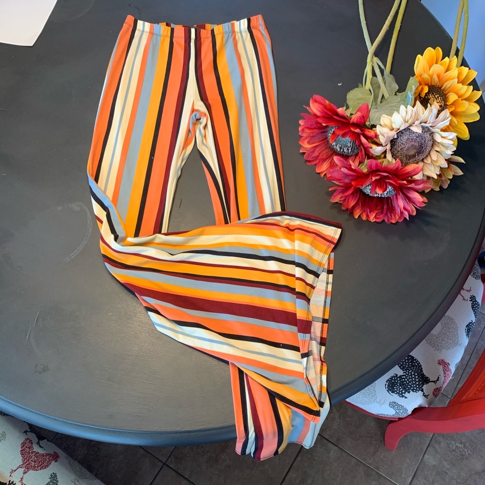 Multicolored stretch pants